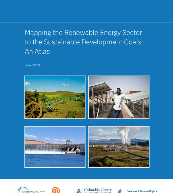 Mapping the Renewable Energy Sector to the Sustainable Development Goals: An Atlas (PDF)